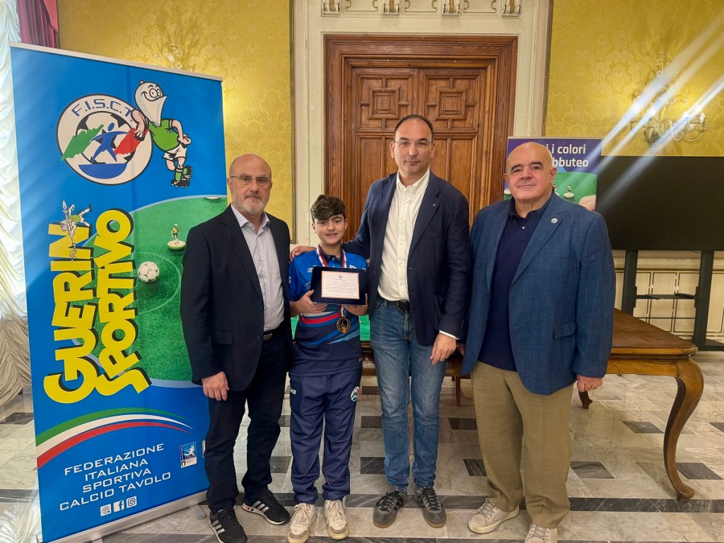 Colella premia Subbuteo