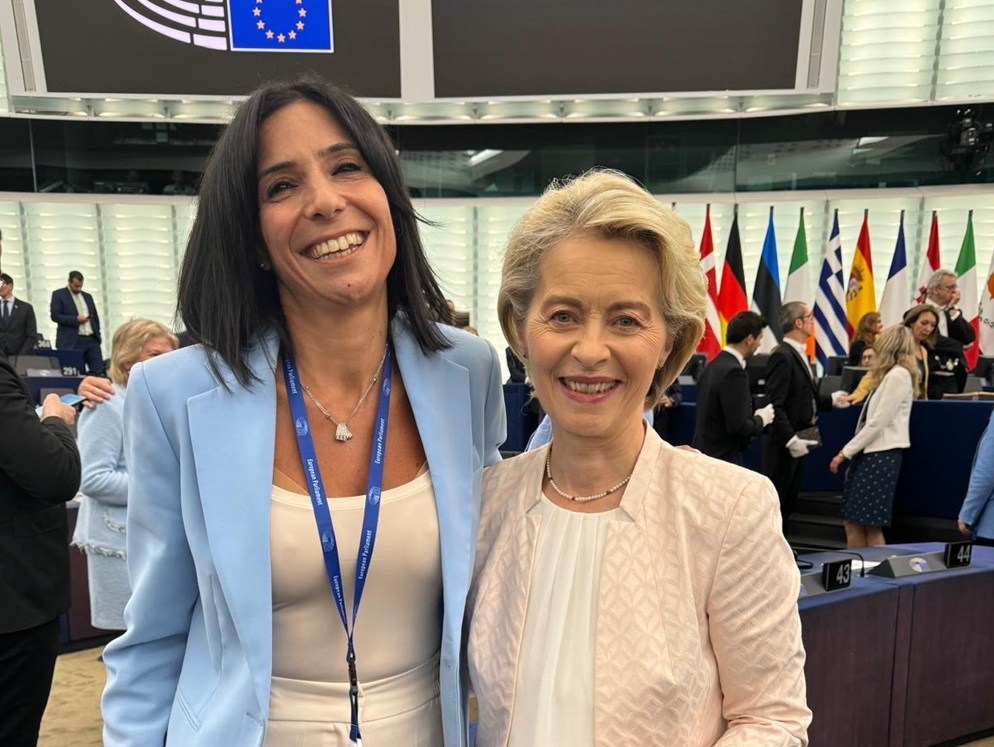 Foto On Giusi Princi e Pres Ursula von der Leyen