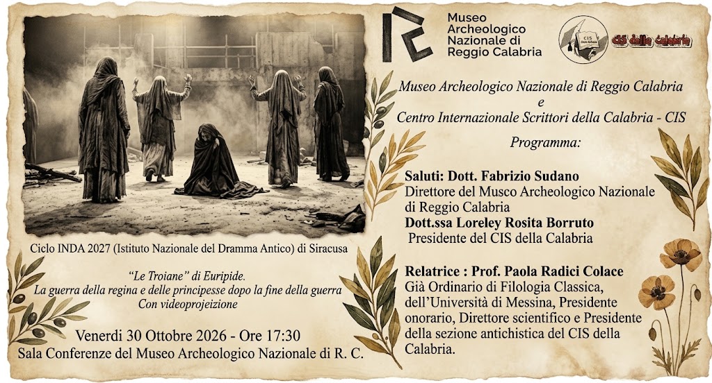 Foto manifesto LE TROIANE di Euripide