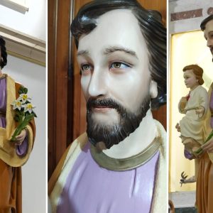 Palmi, quando l’arte sacra incontra la tecnologia: in chiesa il Santo 3D – VIDEO