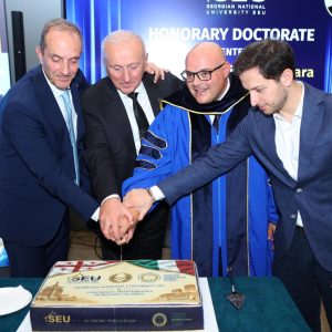 Da Reggio a Tbilisi: Dottorato honoris causa in Computer Science a Massimiliano Ferrara