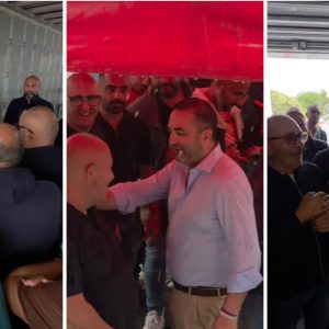 Cannizzaro incontra gli autotrasportatori: ‘Sono qui da amico, Reggio esempio di civiltà’ – VIDEO