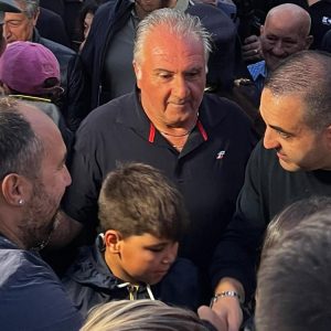Ponte Calopinace: il taglio del nastro di Eduardo arrivato alle 4:30 – FOTO