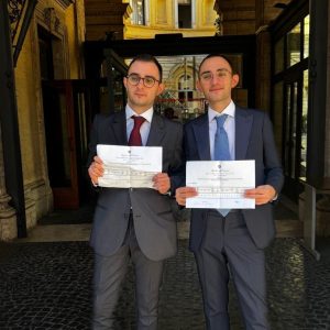 Varapodio, i gemelli Angelo e Domenico superano il concorso in magistratura a 25 anni