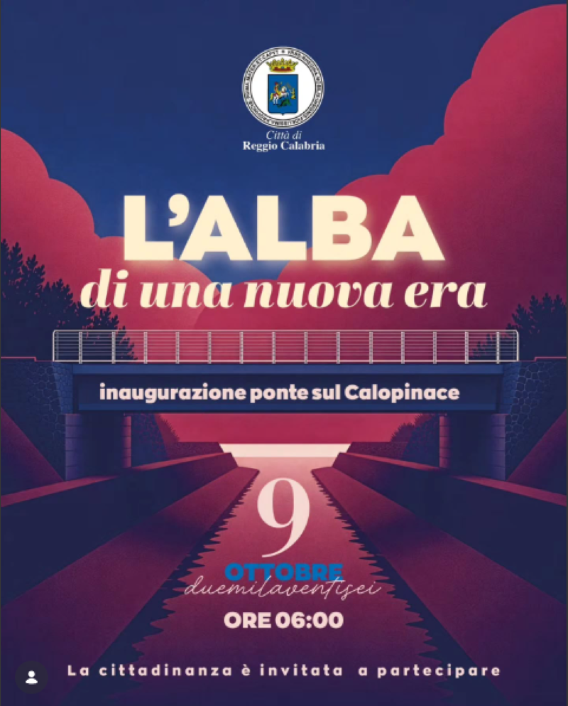 inaugurazione calopinace locandina