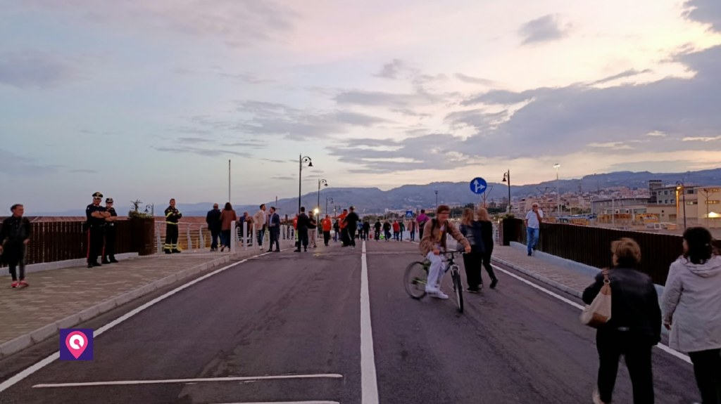 inaugurazione ponte calopinace ()