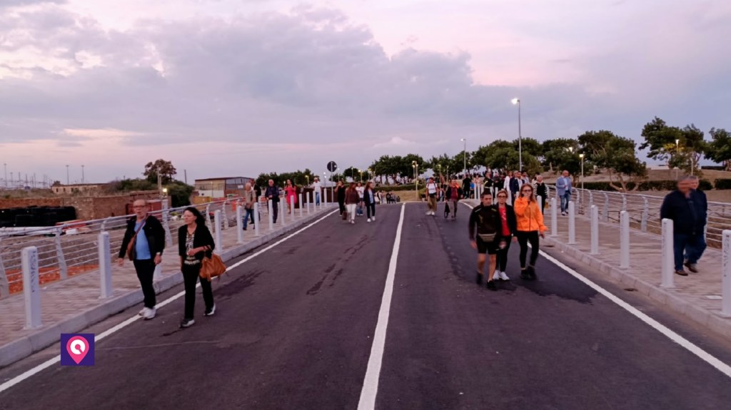 inaugurazione ponte calopinace ()