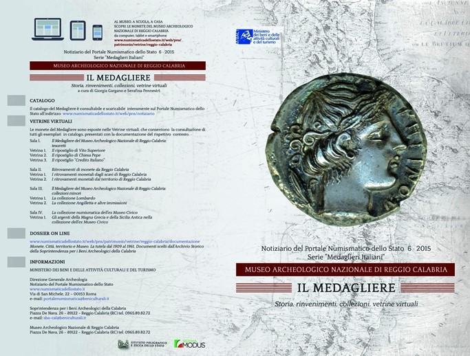 Medaglieri Italiani: venerdì 30 la presentazione del progetto editoriale della Soprintendenza per i beni archeologici della Calabria