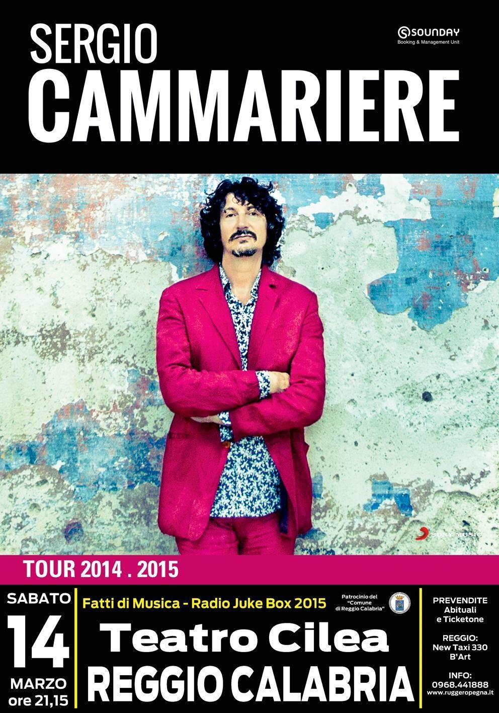 Sergio Cammariere per la prima volta al teatro Cilea di Reggio Calabria con la sua grande band il prossimo 14 marzo