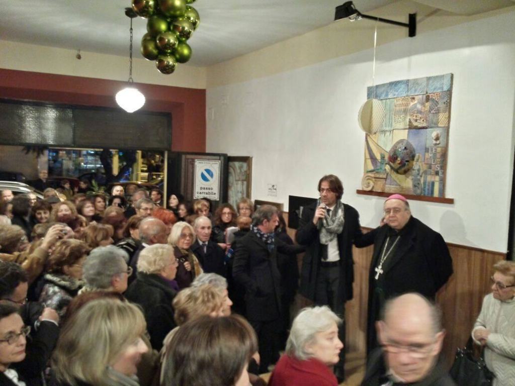 Bassorilievo della Madonna del Soccorso benedetto dal Vescovo Fiorini Morosini a Le Muse