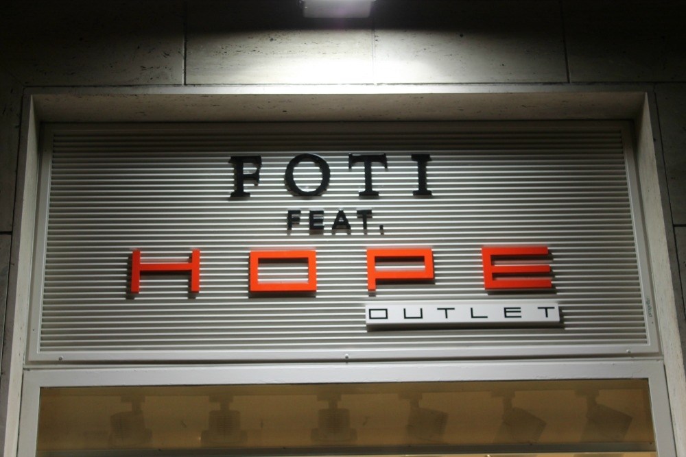 Foti feat Hope: un nuovo concetto di Outlet al centro di Reggio Calabria.