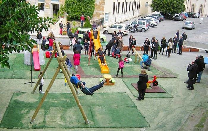 Inaugurato il parcogiochi parrocchiale del santuario di Sant’Antonio da Padova a Reggio Calabria.