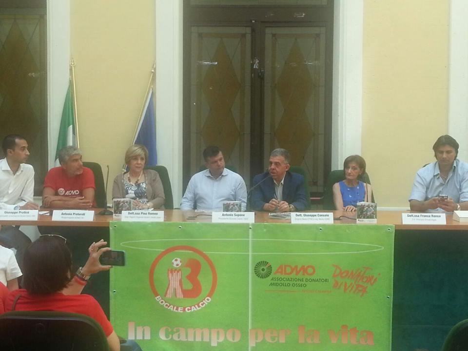 1° Trofeo Admo In campo per la vita, triangolare organizzato dal Bocale Calcio 1983