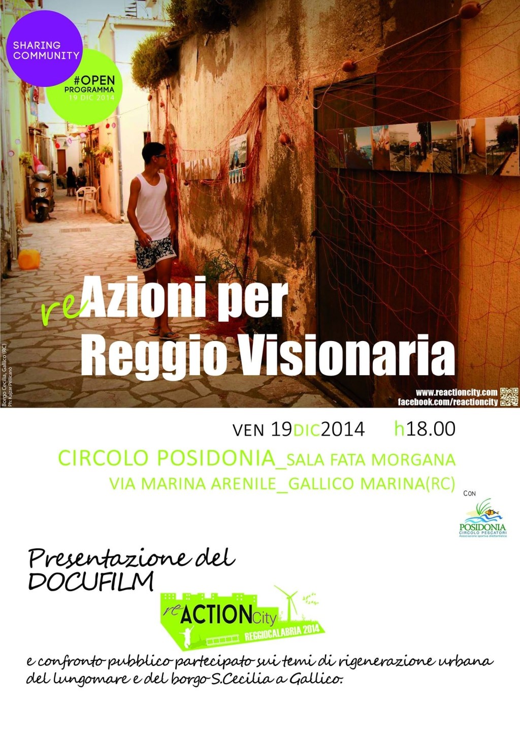 Ecco come ReaActionCity diventa tattica virale per la città metropolitana e non solo.