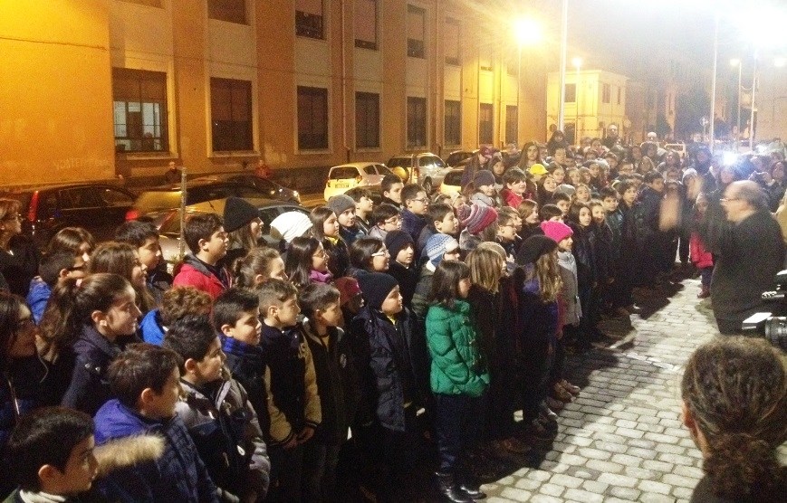 Inaugurazione della piazza di via Aspromonte dedicata a Gianluca Canonico a Reggio Calabria