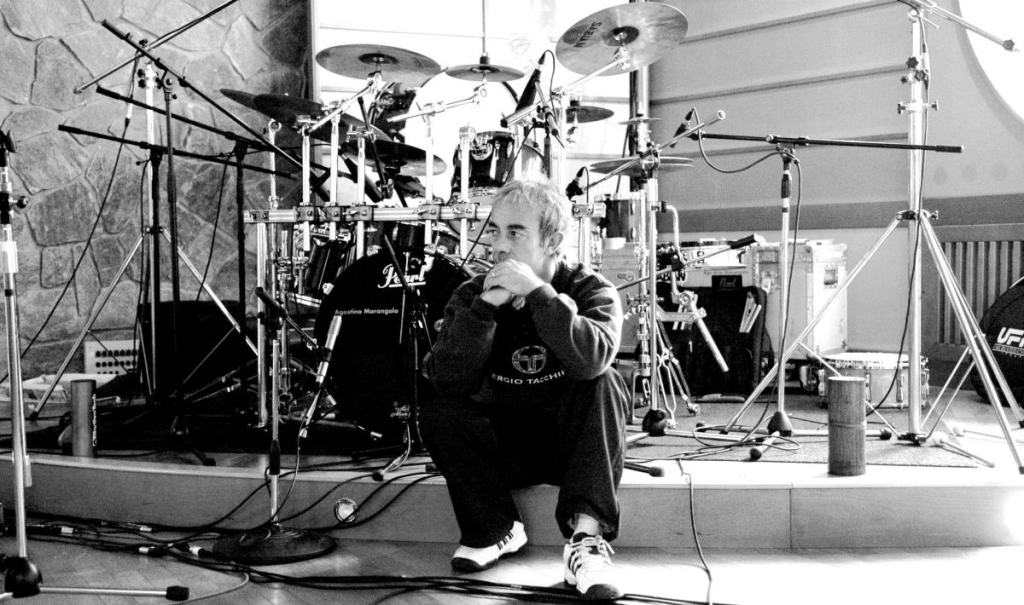 Agostino Marangolo, batterista, clinic con la Symphonycity Music School
