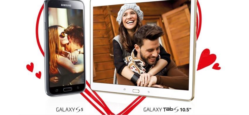 Samsung lancia l’offerta ”Una passione per due” per il San Valentino 2015.