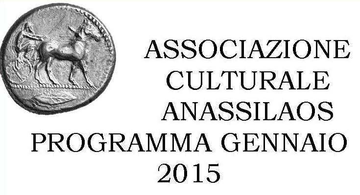 Ass. Anassilaos: tutti gli appuntamenti di Gennaio